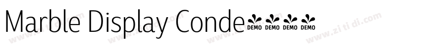 Marble Display Conde字体转换